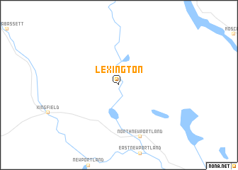 map of Lexington