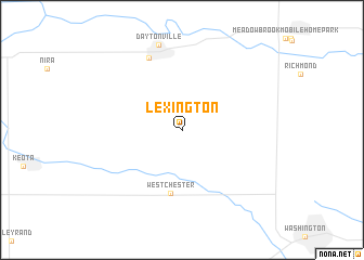 map of Lexington