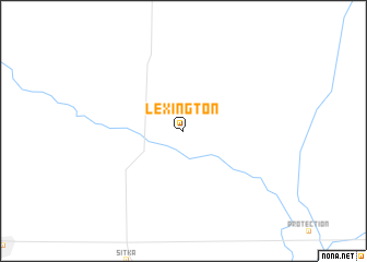 map of Lexington