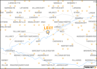 map of Lexy