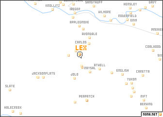 map of Lex