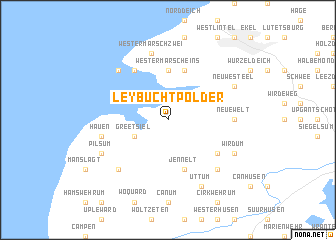 map of Leybuchtpolder