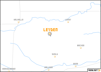 map of Leyden