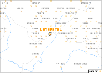 map of Lèye Petel