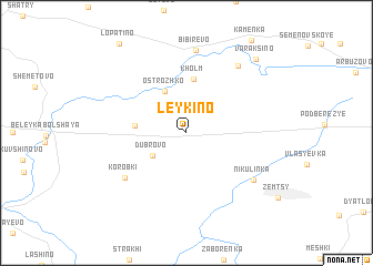 map of Leykino