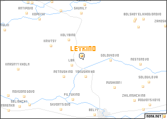 map of Leykino