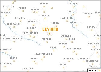 map of Leykino