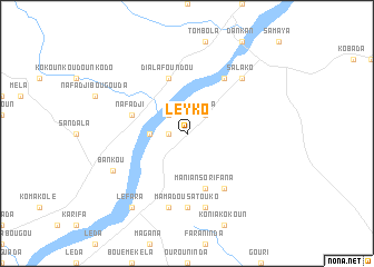 map of Leyko