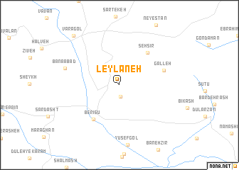 map of Leylāneh