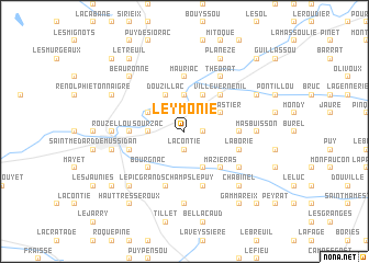map of Leymonie
