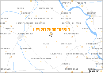map of Leyritz-Moncassin