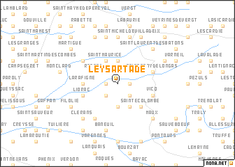 map of Leysartade