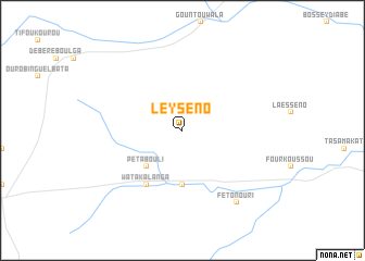 map of Lèy Sèno