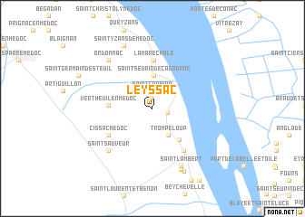 map of Leyssac