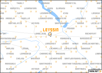 map of Leyssin