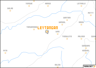 map of Ley Tangan