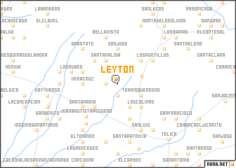 map of Leytón