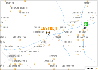 map of Leytron