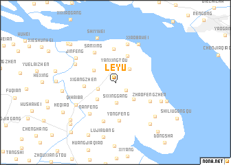 map of Leyu