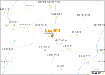 map of Lezama