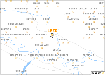 map of Leza