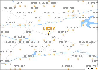 map of Lezey