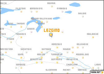 map of Lezgino