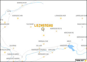 map of Lezhengwu