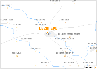 map of Lezhnevo