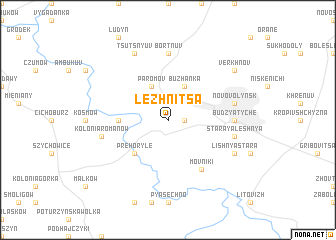 map of Lezhnitsa