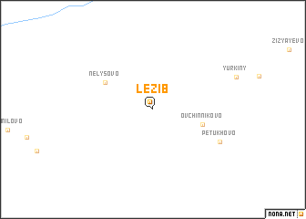 map of Lezib