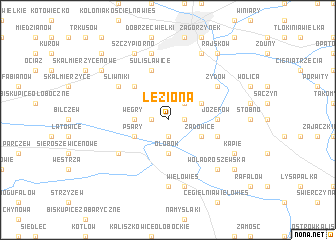 map of Leziona