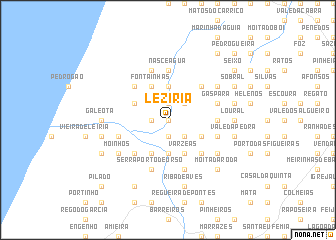 map of Lezíria