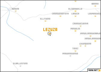 map of Lezuza