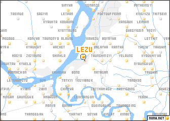 map of Lezu