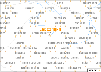 map of Lgoczanka