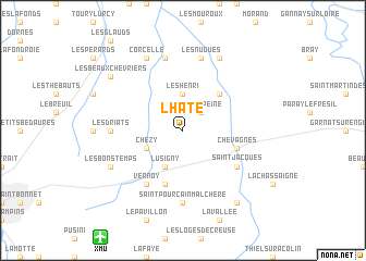 map of LʼHâte