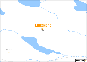 map of Lhazhong