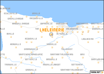 map of LʼHéleinerie