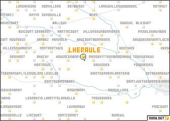 map of Lhéraule