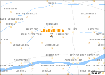 map of LʼHerbraire