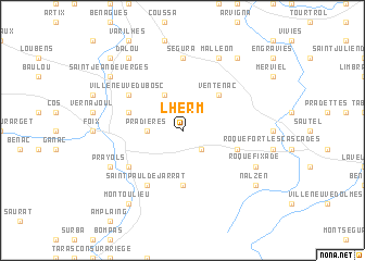 map of LʼHerm