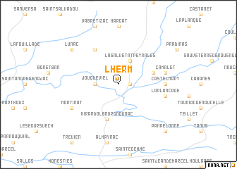 map of LʼHerm