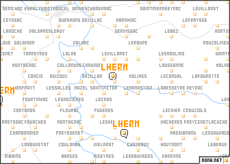 map of LʼHerm