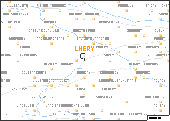 map of Lhéry