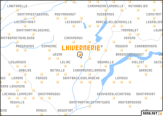 map of LʼHivernerie