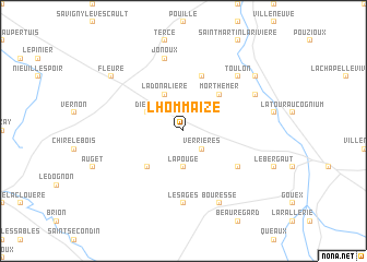 map of Lhommaizé