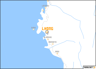 map of Lhong