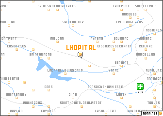 map of LʼHôpital