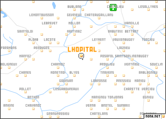 map of LʼHôpital